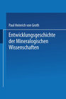Buchcover Entwicklungsgeschichte der Mineralogischen Wissenschaften