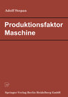 Buchcover Produktionsfaktor Maschine