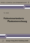 Buchcover Fixkostenorientierte Plankostenrechnung