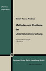 Buchcover Methoden und Probleme der Unternehmensforschung