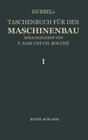 Buchcover Dubbel: Taschenbuch für den Maschinenbau