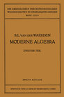 Buchcover Moderne Algebra