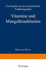 Buchcover Vitamine und Mangelkrankheiten