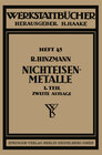 Buchcover Nichteisenmetalle
