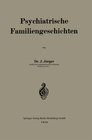 Buchcover Psychiatrische Familiengeschichten