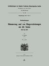 Buchcover Beobachtungen der Dämmerung und von Ringerscheinungen um die Sonne 1911 bis 1917