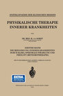Buchcover Physikalische Therapie Innerer Krankheiten