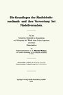 Buchcover Die Grundlagen der Ähnlichkeitsmechanik und ihre Verwertung bei Modellversuchen
