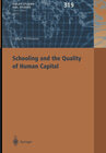 Buchcover Schooling and the Quality of Human Capital