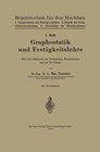 Buchcover Graphostatik und Festigkeitslehre