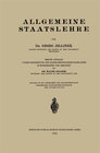 Buchcover Allgemeine Staatslehre