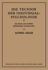 Buchcover Die Technik der Individual-Psychologie