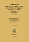 Buchcover Wissenschaftliche Anwendungen der Photographie