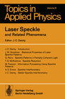 Buchcover Laser Speckle and Related Phenomena