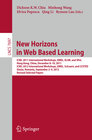 Buchcover New Horizons in Web Based Learning