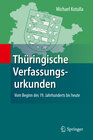Buchcover Thüringische Verfassungsurkunden