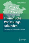 Buchcover Thüringische Verfassungsurkunden