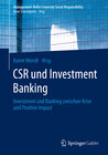Buchcover CSR und Investment Banking