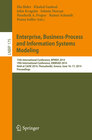 Buchcover Enterprise, Business-Process and Information Systems Modeling