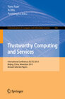 Buchcover Trustworthy Computing and Services