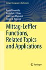 Buchcover Mittag-Leffler Functions, Related Topics and Applications