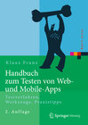 Buchcover Handbuch zum Testen von Web- und Mobile-Apps