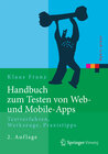 Buchcover Handbuch zum Testen von Web- und Mobile-Apps