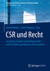 Buchcover CSR und Recht