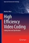 Buchcover High Efficiency Video Coding