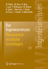 Buchcover Das Ingenieurwissen: Ökonomisch-rechtliche Grundlagen