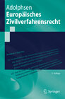 Buchcover Europäisches Zivilverfahrensrecht