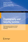 Buchcover Cryptography and Security Systems