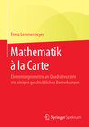 Buchcover Mathematik à la Carte