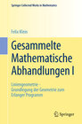 Buchcover Gesammelte Mathematische Abhandlungen I