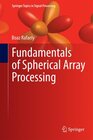 Buchcover Fundamentals of Spherical Array Processing