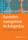 Buchcover Baustellenmanagement im Anlagenbau