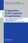 Buchcover AI Approaches to the Complexity of Legal Systems