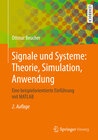 Buchcover Signale und Systeme: Theorie, Simulation, Anwendung