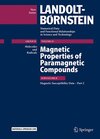 Buchcover Magnetic Properties of Paramagnetic Compounds