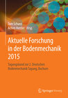 Buchcover Aktuelle Forschung in der Bodenmechanik 2015