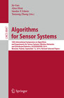 Buchcover Algorithms for Sensor Systems