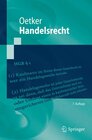 Buchcover Handelsrecht