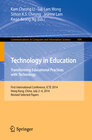 Buchcover Technology in Education. Transforming Educational Practices with Technology