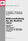 Buchcover Bildverarbeitung für die Medizin 2015