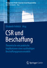 Buchcover CSR und Beschaffung