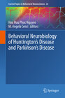 Buchcover Behavioral Neurobiology of Huntington's Disease and Parkinson's Disease