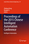 Buchcover Proceedings of the 2015 Chinese Intelligent Automation Conference