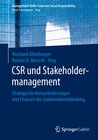 Buchcover CSR und Stakeholdermanagement