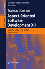 Buchcover Transactions on Aspect-Oriented Software Development XII