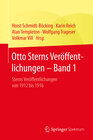 Buchcover Otto Sterns Veröffentlichungen – Band 1